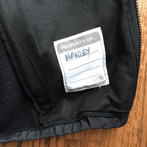 North Face Black zip up Fleece Jacket - Picture 3 of 5